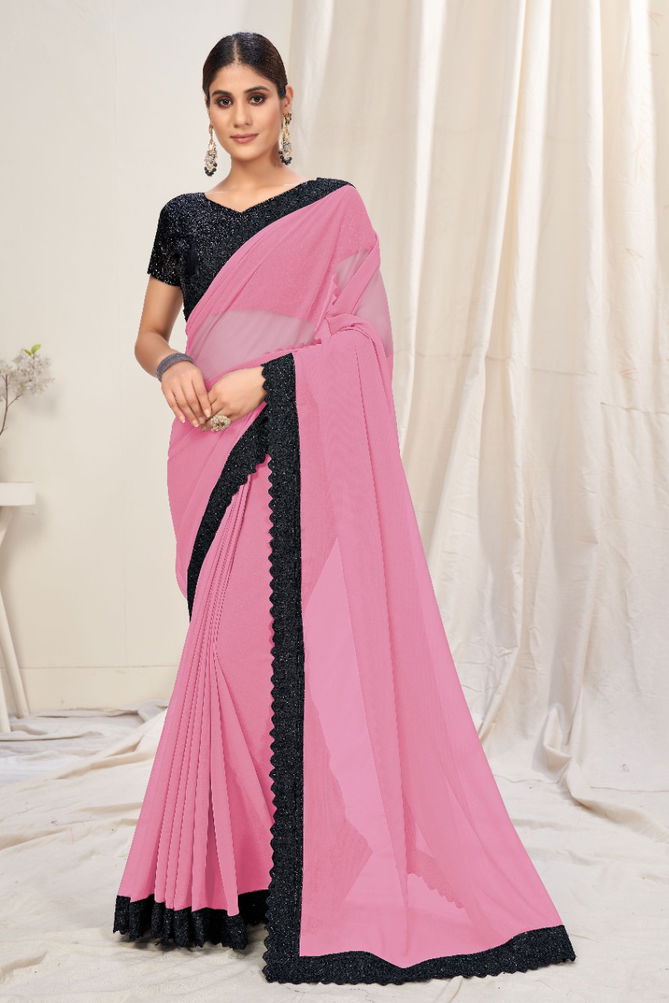 Sutram Hit Colour 10 Fancy Party Wear Georgette Saree Collection